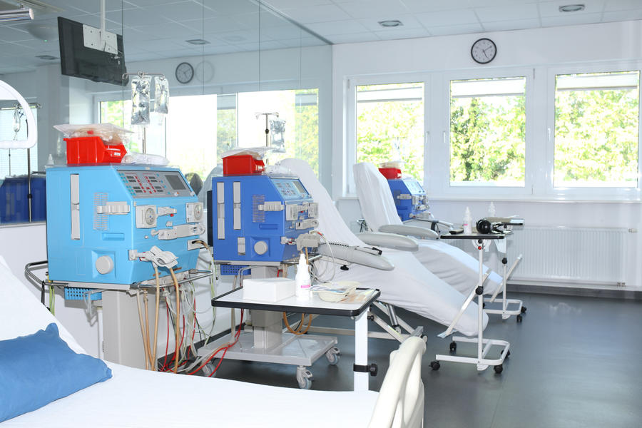 Dialyseplätze des Zentrum für Nieren- und Hochdruckkrankheiten Bruchsal-Bretten